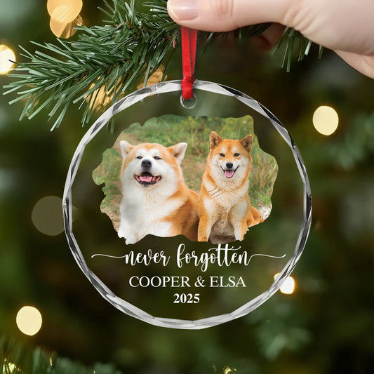5460OUS2 personalized dog memorial gifts glass photo ornaments_ 5460OKHCC_696cfa55 c2f4 4348 ac4e a5e864be6f5a
