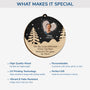 5463OUS4 personalized memorial gifts with photo 2 layered wooden ornaments 5463OTQCA