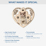 5466OUS4 personalized cat memorial gifts 1 layered wood photo ornament_s 5466O