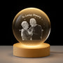 5482LUS1 custom photo crystal ball lamp in loving memory gifts for couples 5482LTZCG