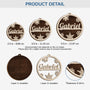 5496OUS3 personalized christmas gifts 1 layered wood xmas ornaments 5496O6VAA