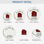 5499QUS3 personalized family gifts 2 layered wooden new home ornament 5499Q6TAI