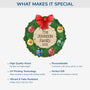 5513OUS4 personalized family xmas gifts 2 layered wooden ornaments 5513OTHAI