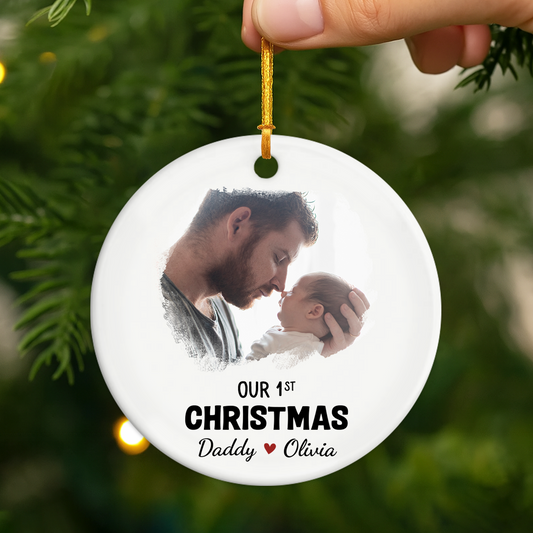 5519OUS2 personalized ceramic ornaments christmas gifts for new moms_ 5519OKV5A