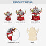 5522OUS3 personalized cat lover gifts 1 layered wooden christmas ornaments 5522O8LAD