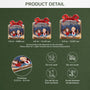 5523OUS3 personalized besties gifts acrylic christmas ornament 5523OKTAA