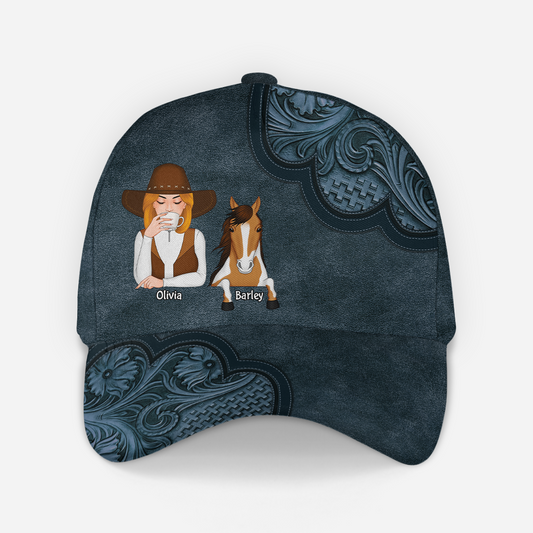 5525JFR2 casquette personnalise femme mon cheval et moi 5525j8v8u