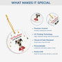 5526OUS4 personalized gifts for dog owners ceramic christmas ornaments 5526O8UNC