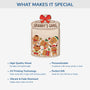 5534OUK4 custom grandma gifts 1 layered wood gingerbread man ornaments 5534O3YMA