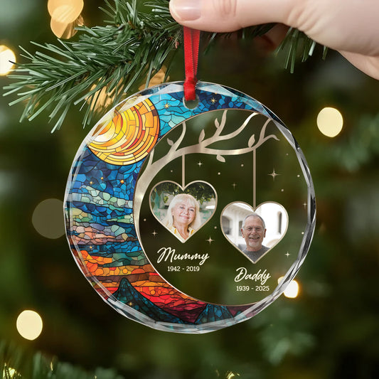 5540OUK2 personalized glass ornaments memorial gifts for loss of mother 5540O3ZNA
