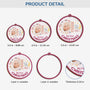 5550OUS3 personalized 2 layered wooden ornament babys 1st christmas gifts 5550O5Q5K