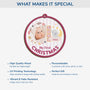 5550OUS4 personalized 2 layered wooden ornament babys 1st christmas gifts 5550O5Q5K