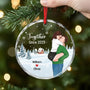 5553OUK2 custom gifts for couples first christmas together glass ornament 5553OTZTG_2d2b39eb 1641 401c 9c88 c7ab4416e776