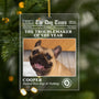 5560OUS1 personalized gifts for dog lovers magazine photo acrylic ornament 5560O