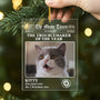 5560OUS2 personalized gifts for dog lovers magazine photo acrylic ornament 5560O