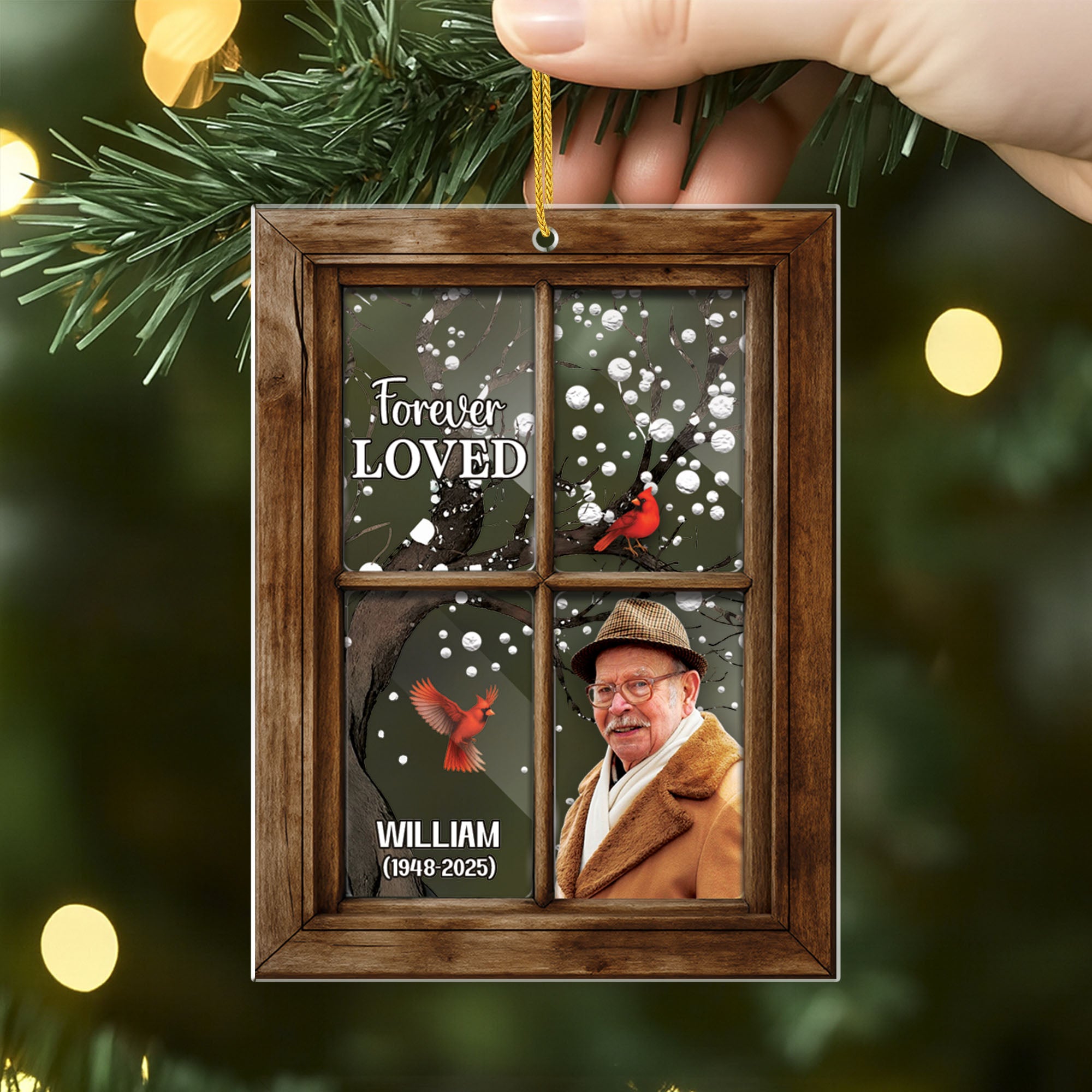 5569OUS2 personalized acrylic ornaments memorial gifts for loss of mother 5569O3HQA