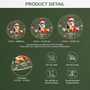 5571OUK3 personalized acrylic christmas ornaments cat photo ornament 5571OKZ5D