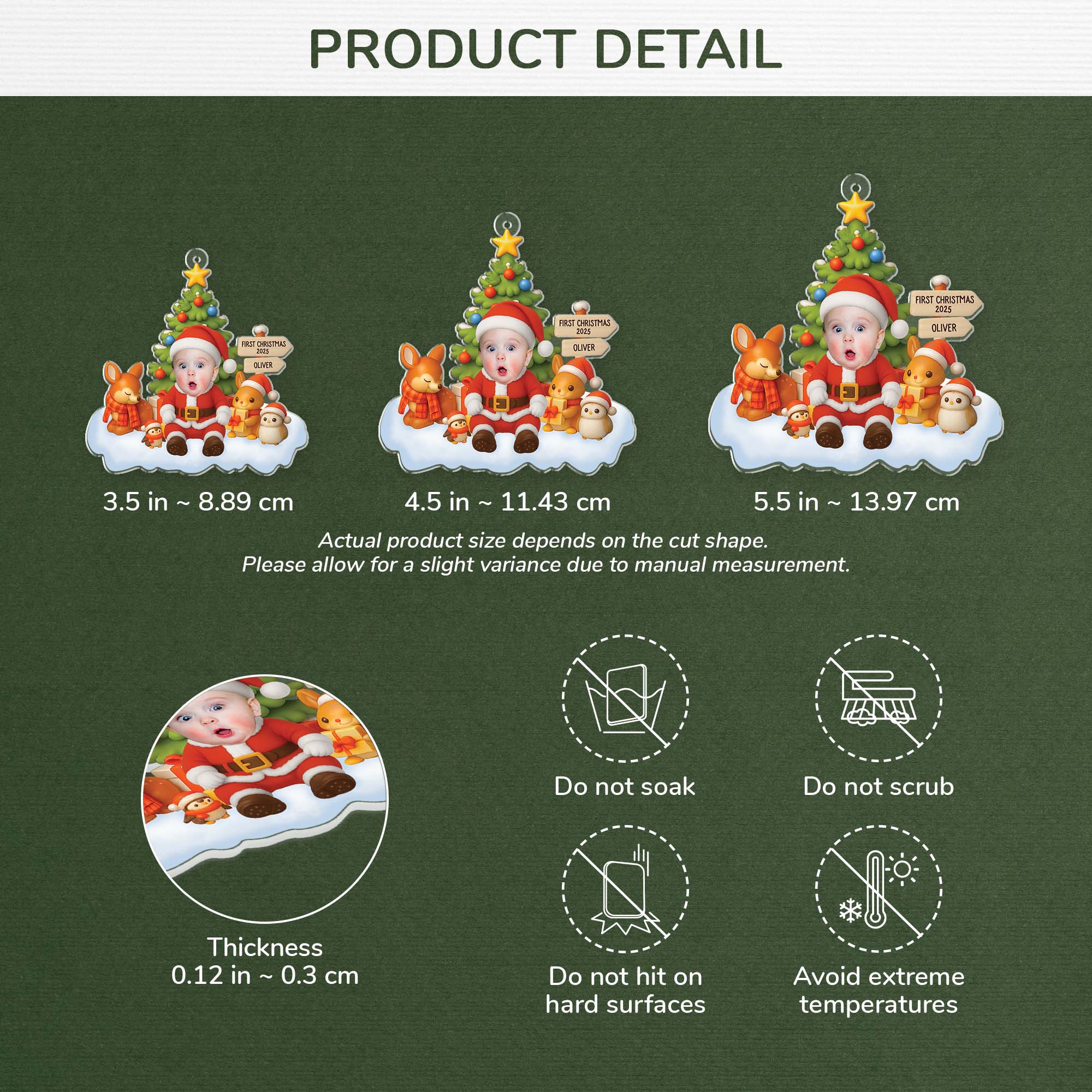 5586OUS3 personalized acrylic ornaments baby first christmas ornament_ 5586OTUAK