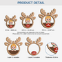 5593OUS3 personalized gifts for kids 2 layered wooden ornaments 5593OKKZK