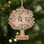 5596OUS1 personalized family tree gifts 1 layered wooden ornaments 5596O3TTI