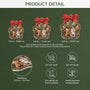 5613OUS3 custom xmas gifts for cat lovers acrylic paw print ornament_ 5613O3LMD