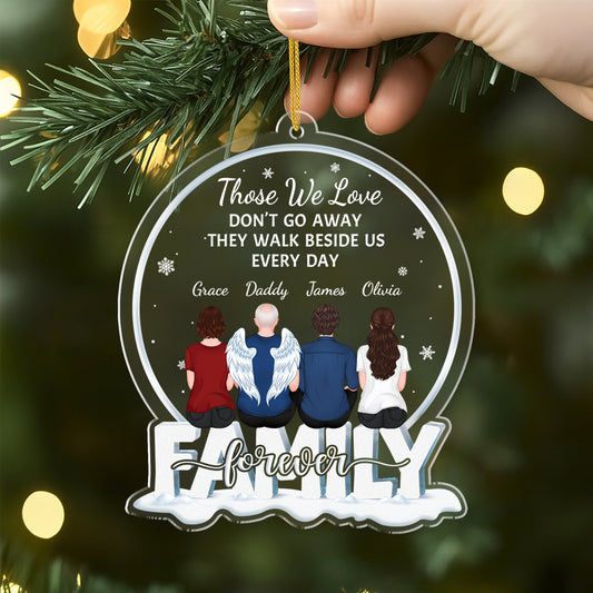 5623OUS2 personalized memorial gifts family forever acrylic ornament 5623O8MNA