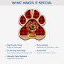 5629OUS4 personalized dog gifts for humans 2 layered wood xmas ornaments 5629O8MZC