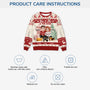 5646WUS4 custom dog ugly christmas sweater matching couple sweaters_ 5646WTMMC