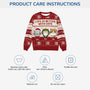5652WUK4 personalized ugly christmas sweater life is better with cats 5652WKZND