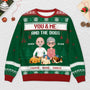 5658WUS2 custom gifts for couples matching dog ugly christmas sweaters 5658W3QMC