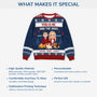 5658WUS5 custom gifts for couples matching dog ugly christmas sweaters 5658W3QMC
