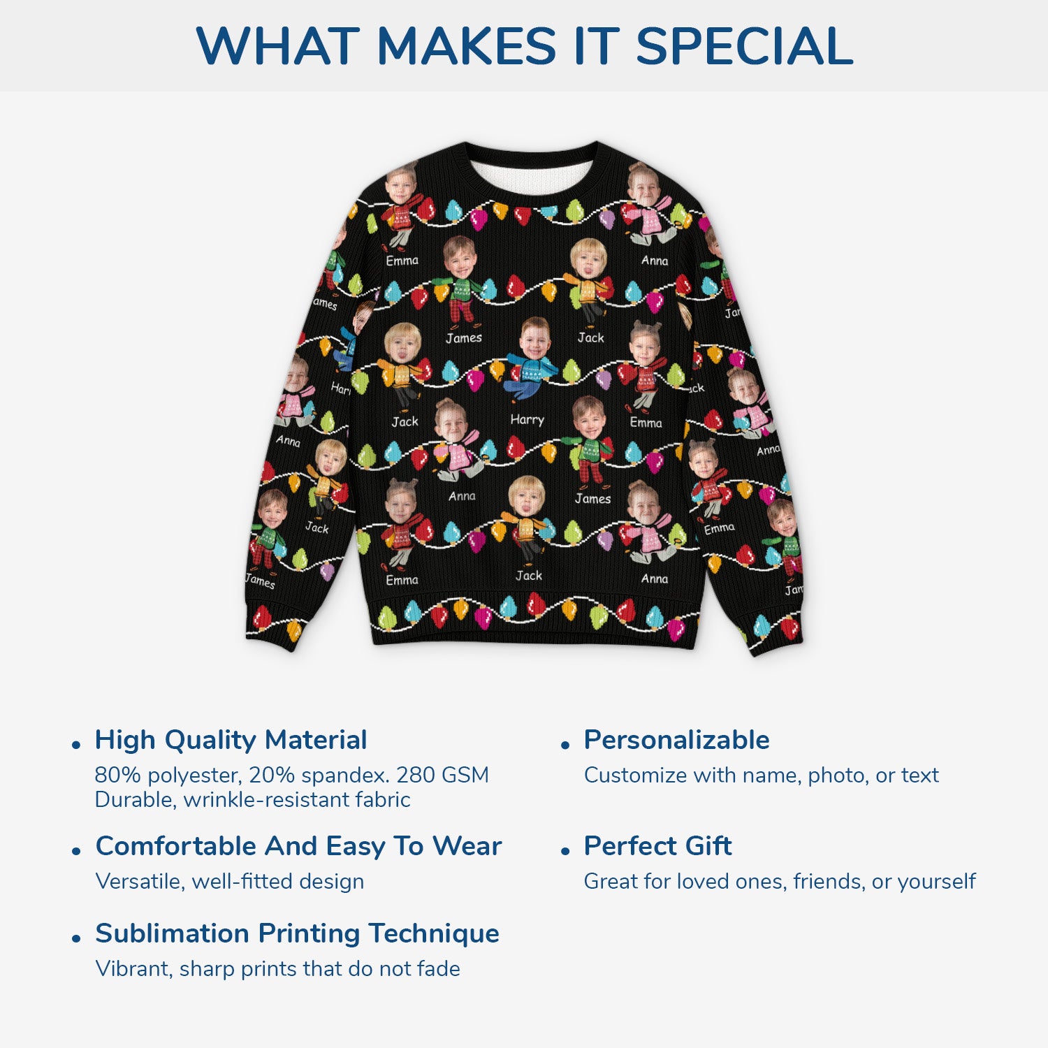 5692WUS5 personalized gifts for mom dad ugly christmas sweater photos 5692W8LTB