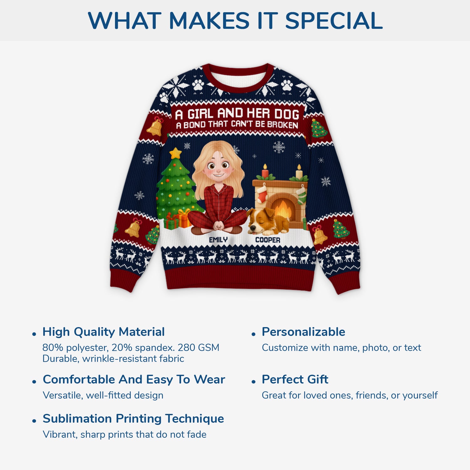 thumbnail image 2 of Maltese Dog Ugly Sweater Christmas Puppy Dog Lover | Zazzle 2 of 12