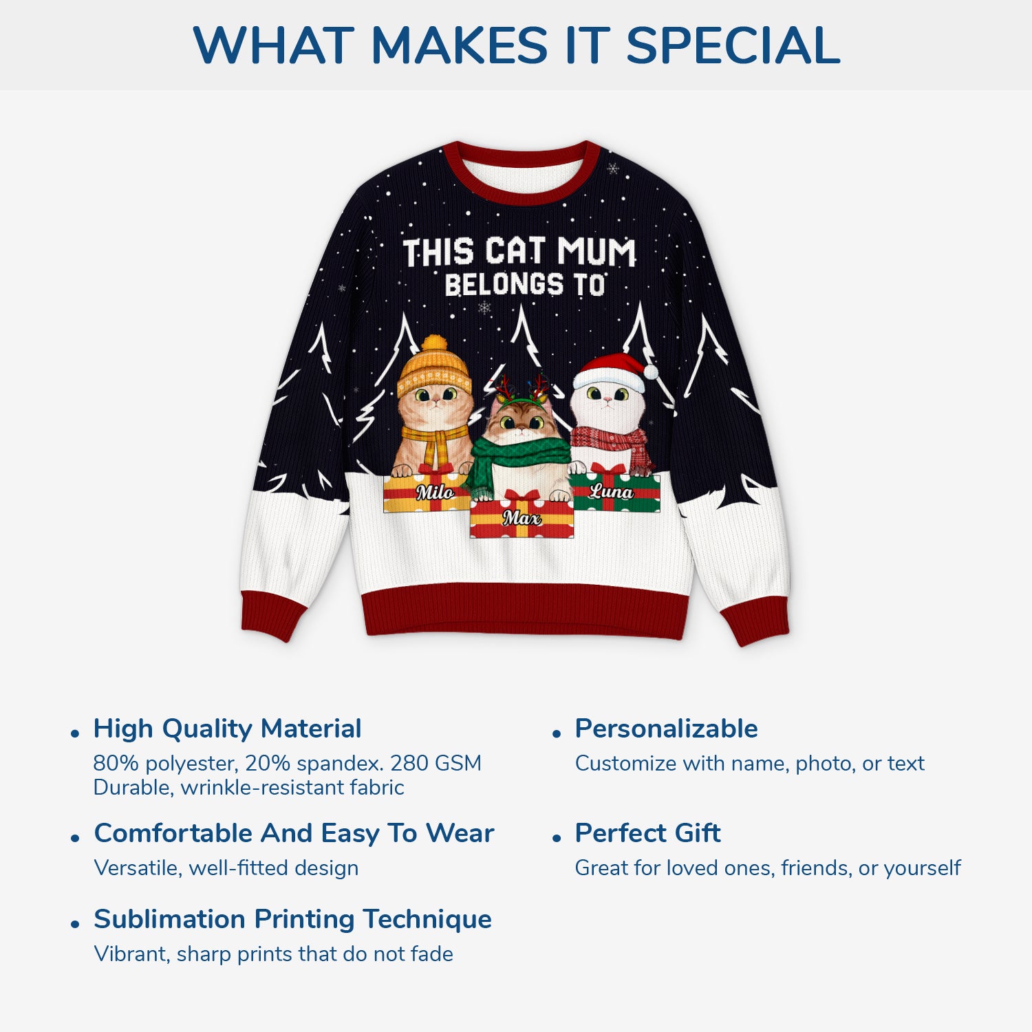 5716WUK5 personalized gifts for cat owners cat ugly christmas sweater 5716W6LCD