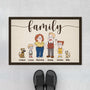 5724DUK1 personalised family doormat for family with pets 5724DKI7I_897ea8b6 d7dc 4c75 92b1 7cdcebce6356