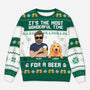 5735WUK2 personalised it the most wonderful time for a beer ugly christmas sweater for dog mum 5735W3IZC_2