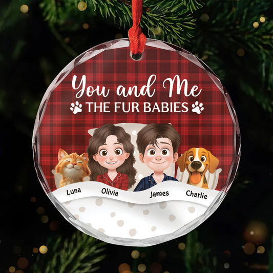 5750OUK1 glass couples christmas ornaments personalized gifts for pet lovers 5750O6YND
