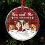 5750OUK1 glass couples christmas ornaments personalized gifts for pet lovers 5750O6YND