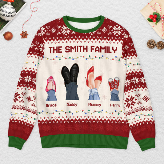 5761WUK2 personalized gifts for family family name ugly christmas sweater 5761W8ZNI