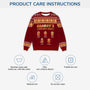 5764WUK4 custom gifts for grandparents gingerbread man ugly christmas sweater 5764WKZZA
