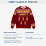 5764WUK5 custom gifts for grandparents gingerbread man ugly christmas sweater 5764WKZZA