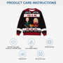 5766WUS4 custom gifts for dog lovers couple with dog ugly christmas sweater 5766WKLZC