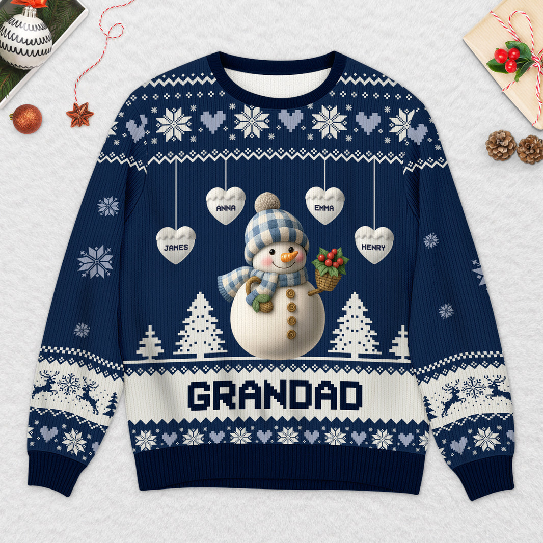 Ugly Christmas Sweater Snowman