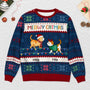 5774WUS2 personalized cat lover gifts meowy catmas ugly christmas sweater 5774W8QND