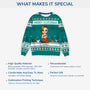 5777WUS5 custom gifts for her merry cluckmas chicken ugly christmas sweater 5777W3TMA