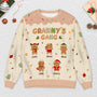 5790WUK2 personalized parent gifts gingerbread man ugly christmas sweater 5790W3YZB