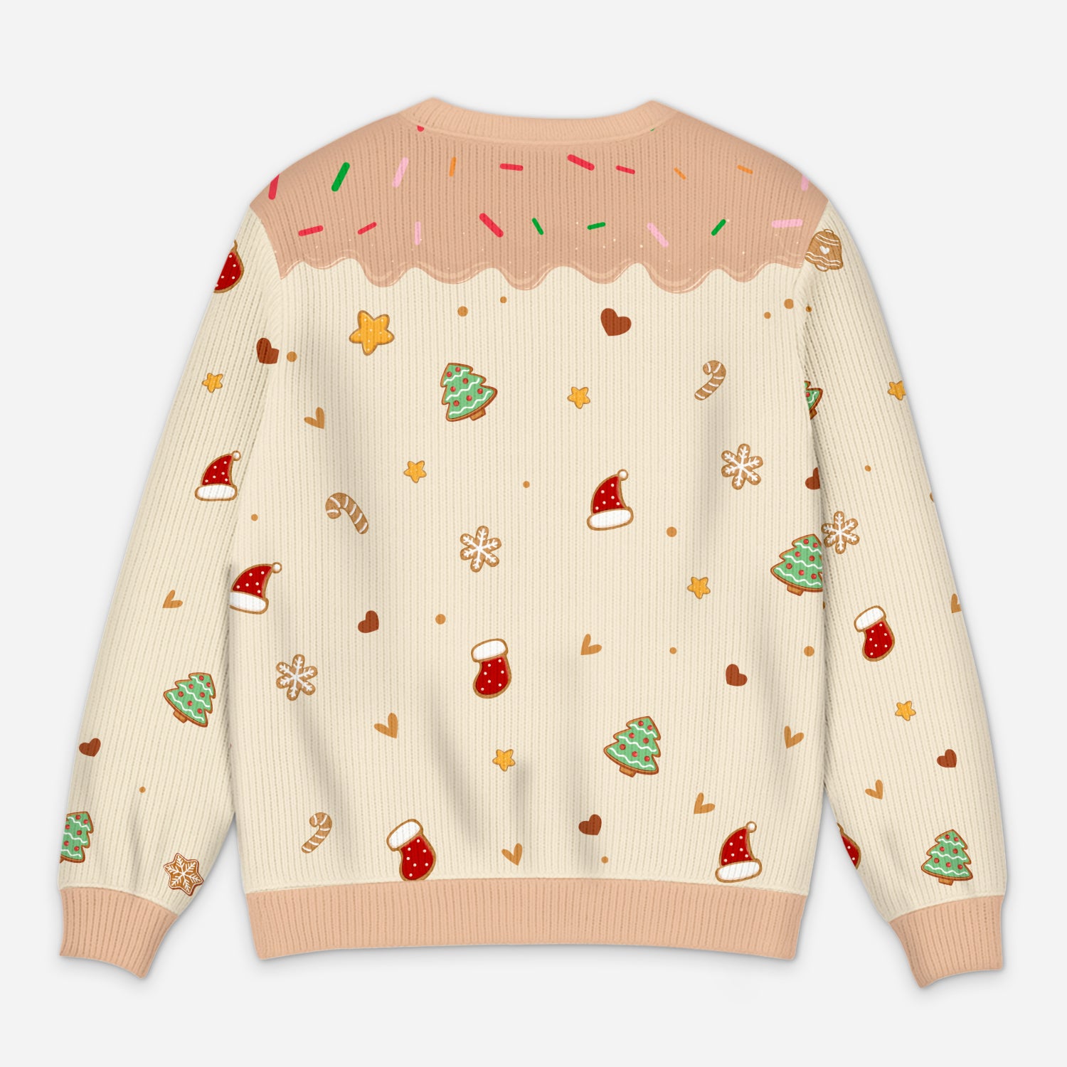 5790WUK3 personalized parent gifts gingerbread man ugly christmas sweater 5790W3YZB