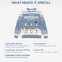 5791WUK5 custom gifts for grandpa grandma ugly christmas sweater snowman 5791WKZNB