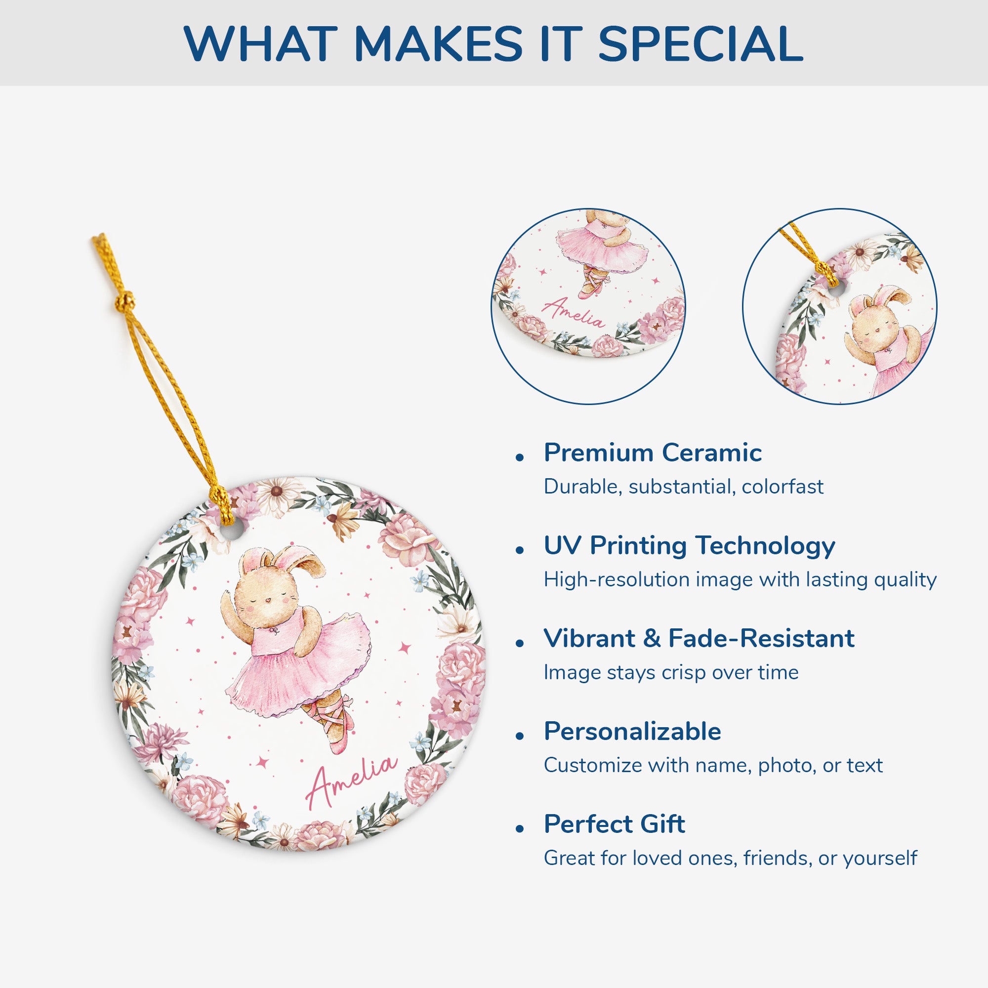 5797OUS4 personalized ceramic ballet ornament christmas gifts for kids 5797O8MTK