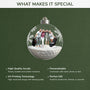 5800OUK4 personalized golf gifts acrylic christmas ornament with photo 5800OKZCB